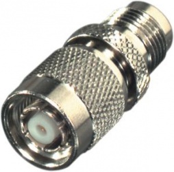 RF Industries Conector Coaxial TNC Macho - TNC Hembra, Plata 