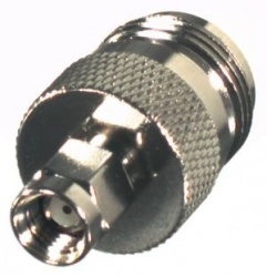 RF Industries Conector Coaxial SMA Macho - Clase N Hembra, Niquel 