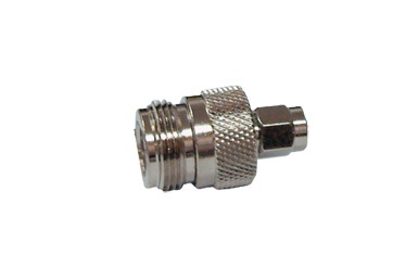 RF Industries Conector Coaxial SMA Macho - N Hembra, Niquel 