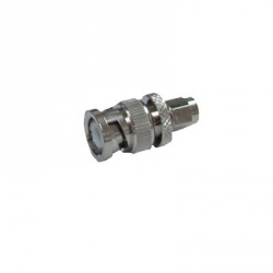 RF Industries Conector Coaxial en Linea SMA Macho - BNC Macho, Níquel 