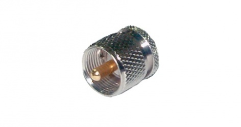 RF Industries Conector Coaxial en Linea SMA Hembra - UHF Macho, Metálico 