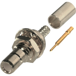 RF Industries Conector SMB Hembra, Plata, 1 Pieza 