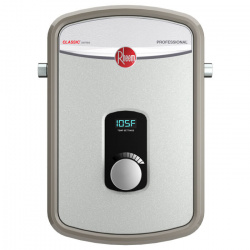 Rheem Calentador Instantáneo de Agua RTX3-08, Eléctrico, Blanco 