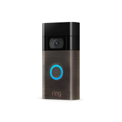 Ring Timbre Inteligente Video Doorbell 1 2da Gen, Inalámbrico, Negro 