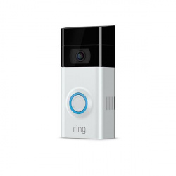 Ring Timbre Inteligente Video Doorbell 1 2da Gen, Inalámbrico, Plata 