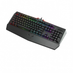 Teclado Gamer Riotoro Ghostwriter Prism Elite RGB, Teclado Mecánico, Cherry MX Red, Alámbrico, Negro (Inglés) 
