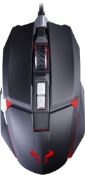 Mouse Gamer Riotoro Óptico Aurox Prism RGB, Alámbrico, USB, 10.000DPI, Negro 