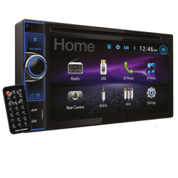 Rock Series Autoestéreo RKS-PREMIERX2, USB/DVD/MP3, Negro 