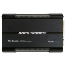 Rock Series Amplificador para Auto RKS-UL600.4, 4 Canales, 125W RMS, Negro 