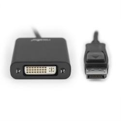 Rocstor Adaptador Mini DisplayPort Macho - DVI-I Hembra, Negro 