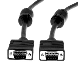 Rocstor Cable Y10C138-B1 VGA Macho - VGA Macho, 1.8 Metros, Negro 