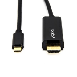 Rocstor Cable Premium USB C Macho - HDMI Macho, 1.8 Metros, Negro 