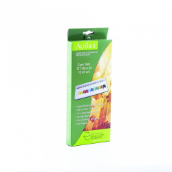 Rodart Pintura Acrílica para Arte, 12ml, 12 Colores 
