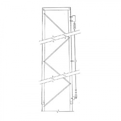 Rohn Cable de Seguridad TTRSL-50, hasta 15 Metros, para Torres RSL 