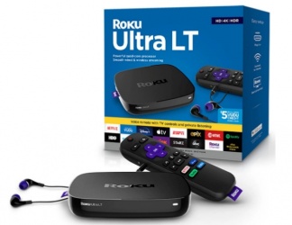 Roku Reproductor Multimedia/TV Box Ultra LT, 4K Ultra HD, WiFi, HDMI 
