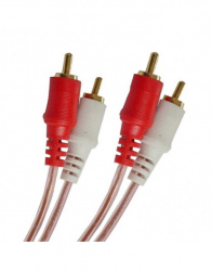 Romms Cable 2x RCA Macho - 2x RCA Macho, 45cm, Rojo/Blanco 