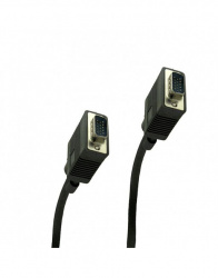 Romms Cable VGA Macho - VGA Macho, 1.5 Metros, Negro 