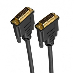Romms Cable DVI-D Macho - DVI-D Macho, 1.80 Metros, Negro 