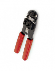 Romms Pinza Ponchadora HR-305, RJ11/RJ12, Negro/Rojo 
