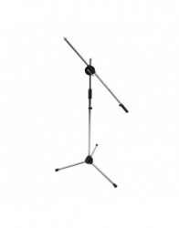 Romms Tripié de Piso para Micrófono MS-103, Plata 