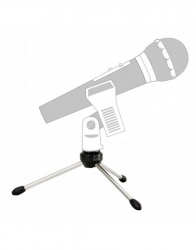 Romms Tripié de Mesa para Micrófono MS-111, Negro/Cromo 