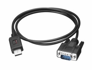 Rosslare Security Cable RS-232 Macho - USB Macho, Negro, para GC02 