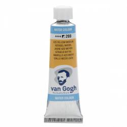 Royal Talens Pintura Acuarela para Arte Van Gogh, 10ml, Amarillo Azo Medio, No. 269 