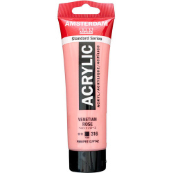 Royal Talens Pintura Acrílica para Arte Amsterdam, 120ml, Rosa Venecia No. 316 