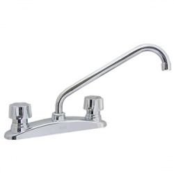 Rugo Llave Mezcladora para Cocina 8-IC, 8”, 8 kg/cm², Cromo 