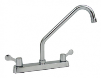 Rugo Llave Mezcladora para Cocina 8-PP, 8”, 0.25 kg/cm², Cromo 