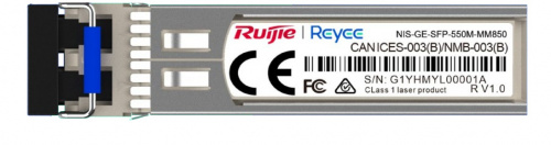 Ruijie Módulo Transceptor NIS-GE-SFP-550M-MM850 SFP, LC, 1.000Mbit/s, 550 Metros, 850nm 