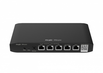 Ruijie Router con Firewall RG-EG105G-V2, Alámbrico, 600 Mbit/s, 5x RJ-45, 100 Usuarios 