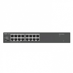 Switch Ruijie Gigabit Ethernet, 16 Puertos 10/100/1000, 32 Gbit/s, 8000 Entradas - No administrable 