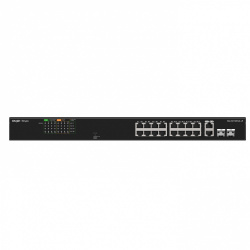 Switch Ruijie RG-ES118FGS-LP, 16 Puertos Fast Ethernet 10/100 16 x PoE Activo 120W, 7.2 Gbit/s, 8000 Entradas, No Administrado  