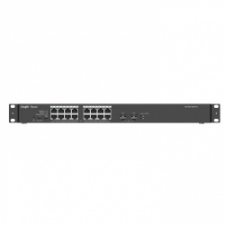 Switch Ruijie RG-ES118GS-P-L, 16 Puertos Gigabit Ethernet 10/100/1000 16 x PoE+ No disponible, 2 Puertos SFP, 56 Gbit/s, 8000 Entradas, No Administrado  