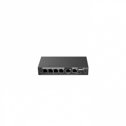Switch Ruijie Gigabit Ethernet RG-ES206GS-P, 6 Puertos 10/100/1000Mbps, 1 Puerto SFP, 12 Gbit/s, 4000 Entradas - Administrable 