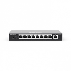Switch Ruijie Gigabit Ethernet RG-ES209GC-P, 9 Puertos (8x PoE) 10/100/1000Mbps, 120W, 18 Gbit/s, 4000 Entradas - Administrable 