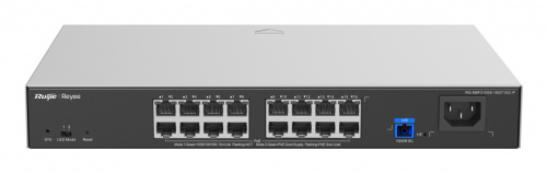 Switch Ruijie RG-NBF2100S-16GT1SC-P, 16 Puertos Gigabit Ethernet 10/100/1000 16 x PoE+ 240W, 34 Gbit/s, No Administrado  