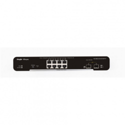 Switch Ruijie Gigabit Ethernet RG-NBS3100-8GT2SFP-P, 8 Puertos PoE 10/100/1000Mbps + 2 Puertos SFP, 20 Gbit/s, 8.000 Entradas - Administrable 