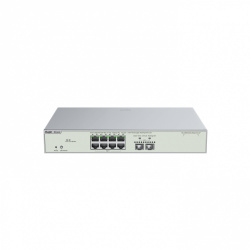Switch Ruijie Gigabit Ethernet RG-NBS5300-8MG2XS-UP, 8 Puertos 10/100/1000Mbps (8x PoE+) + 2 Puertos SFP+, 80 Gbit/s, 16.000 Entradas - Administrable 