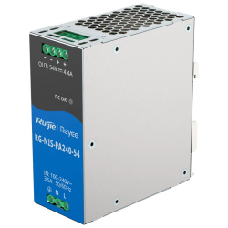 Ruijie Fuente de Poder para Switch RG-NIS-PA240-54, 240W, Entrada 100 - 240V, Salida 48V, para RG‑NIS3100/RG‑NIS2100  