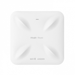 Access Point Ruijie de Banda Dual RG-RAP6260(H)-D, 5950 Mbit/s, 2x RJ-45, 2.4/5GHz, 8 Antenas Internas de 4 dBi ― No incluye Adaptador de Energía 
