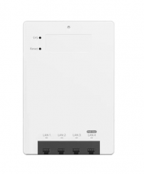 Ruijie Access Point con Sistema de Red Wi-Fi en Malla RG-RAP72-WALL, 4 x RJ-45, 1200Mbit/s, Wi-Fi 7, Doble Banda 2.4/5 GHz, 2 Antenas de 6.5 dBi, 1 Pieza  