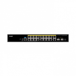 Switch Ruijie Gigabit Ethernet XS-S1930J-18GT2SFP-P, 18 Puertos 10/100/1000Mbps (16x PoE) + 2x SFP, 40 Gbit/s, 8.000 Entradas - Administrable 