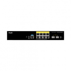Switch Ruijie Gigabit Ethernet XS-S1930J-8GT2SFP-P, 8 Puertos PoE+ 10/100/1000Mbps + 2 Puertos SFP, 20 Gbit/s, 8.000 Entradas - Administrable 