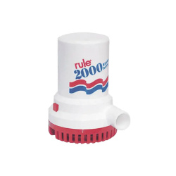 Rule Bomba Sumergible RULE-10, 7571/h, 12V, Rojo/Blanco 