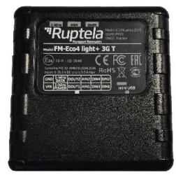 Ruptela Rastreador GPS para Automóvil ECO4 light+ 3G T, Negro, Compatible con GLONASS y GALILEO 