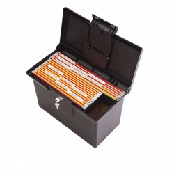 Sablón Archivero de Plástico Portátil 8985NE, Negro 