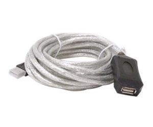 Sabrent Cable USB CB-USBXT, USB-A Macho - USB-A Hembra, 10 Metros, Negro/Blanco 