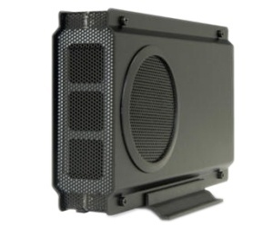 Sabrent Gabinete de Disco Duro con Ventilador EC-UEIS7 para 3.5'', SATA II, USB 2.0, Negro 